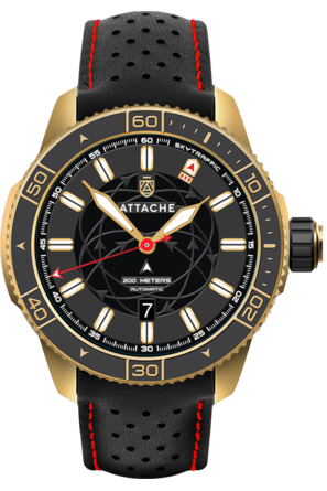 Attache watch SKYTRAFFIC AUTOMATIC GBLACK