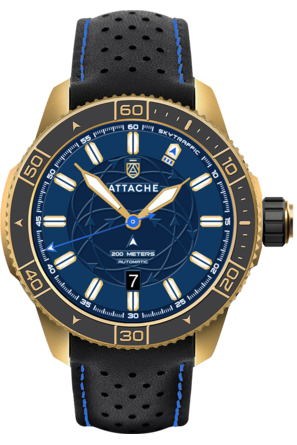 Attache watch SKYTRAFFIC AUTOMATIC GBLUE