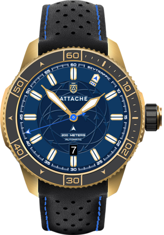 Attache watch SKYTRAFFIC AUTOMATIC GBLUE