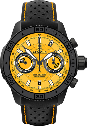 Attache watch SKYTRAFFIC CHRONOGRAPH BYELLOW