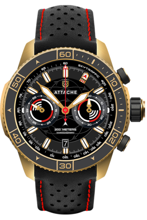 Часы Атташе SKYTRAFFIC CHRONOGRAPH GBLACK