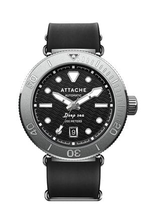 Attache watch Deep Sea Black
