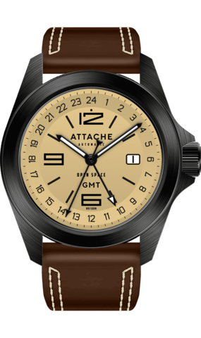 Attache watch Open Space GMT BLum