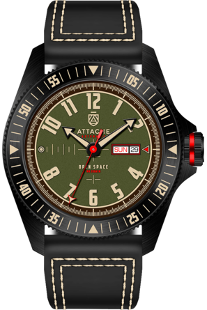 Attache watch Open Space BGreen Lum