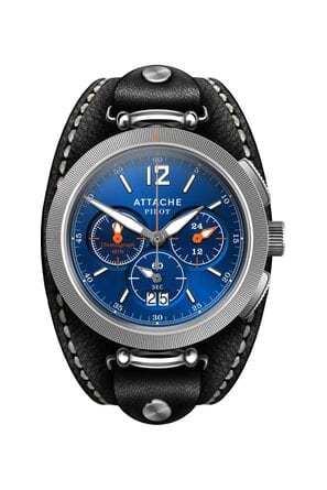Attache watch Pilot Chrono SBlue