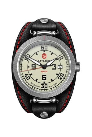 Attache watch Pilot Steel-BL