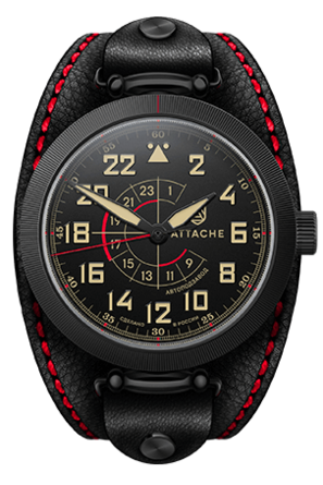 Attache watch Pilot24 Black-B