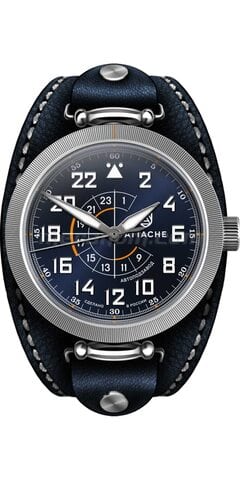 Attache watch Pilot24 Steel-Blue