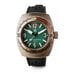 Buyalov Design A67 watch Bronze green digits