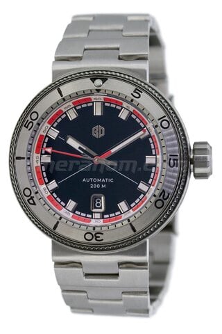 Buyalov RR03 Akula watch (black, bracelet)