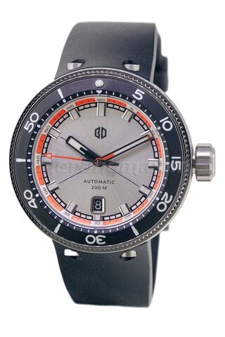 Buyalov RR03 Akula watch (silver, rubber strap)