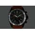 Vostok Watch K39 Quartz Chronograph Orange Leather strap