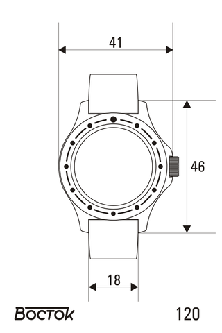 Vostok Watch Amphibian Classic 120059 to buy. photo, specifications ...