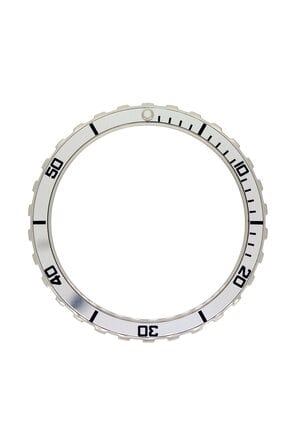 Безель для часов "Восток-Амфибия" серебристый