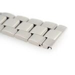 Solid metal band 22mm straight solid first link +$21