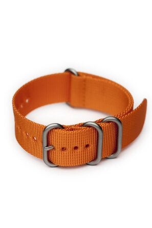AMPHIBIEN NATO - /ZULU-STRAP 22mm Orange