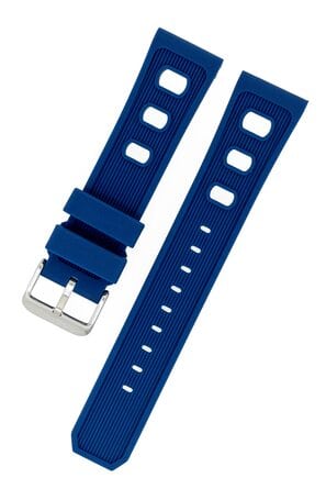 Silicon Strap 22mm blue 1967
