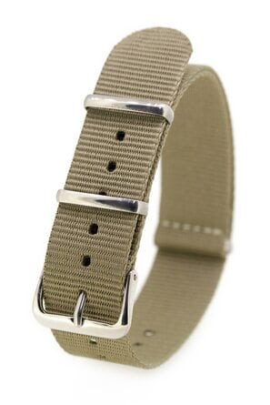 AMPHIBIEN ZULU-STRAP 18mm Militär-grün