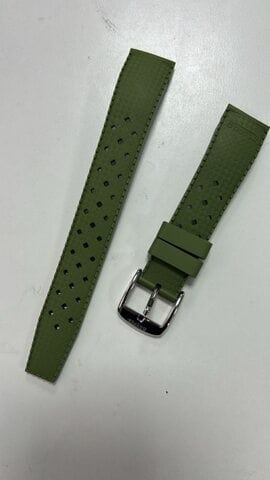 Green silicon strap for Compressor watch
