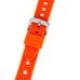 Часы Восток Силиконовый  ремешок 20 мм  оранжевый(антипылевое покрытие)