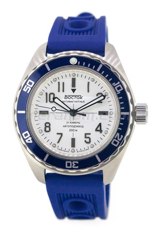 Vostok relojes Amphibian SE 020B37 blue brushed