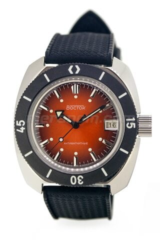 Vostok(Wostok) Uhr Amphibian SE 710B44S Icebreacker orange