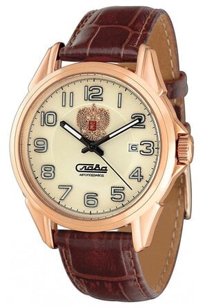 Часы наручные Слава механические с автоподзаводом 1613839/300-8215