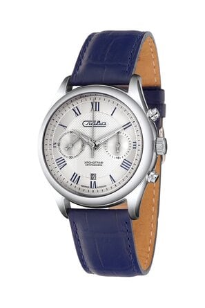 Часы наручные Слава механические с хронографом с автоподзаводом 1880139/300-4617