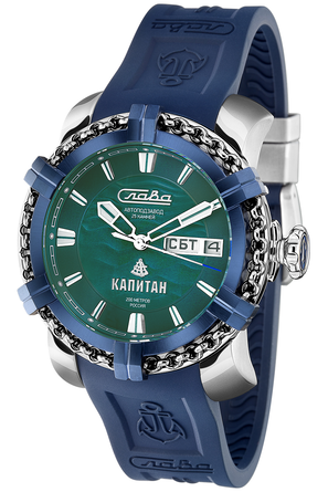 Часы наручные Слава "Капитан" механические с автоподзаводом 2470465/800-2427