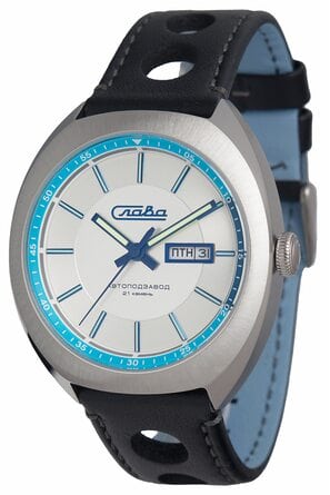 Часы наручные Слава "МИР" механические с автоподзаводом серийные 3010698/300-8205