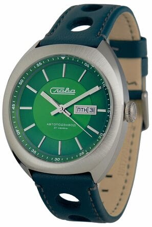 Часы наручные Слава "МИР" механические с автоподзаводом серийные 3010701/300-8205