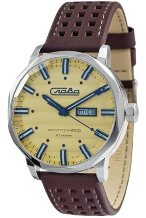 Часы наручные Слава "ЭРА" механические с автоподзаводом серийные 3020693/300-8205