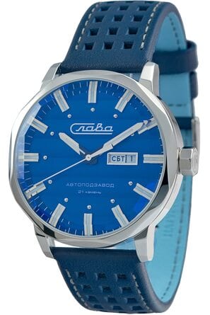 Часы наручные Слава "ЭРА" механические с автоподзаводом серийные 3020694/300-8205