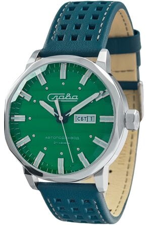 Часы наручные Слава "ЭРА" механические с автоподзаводом серийные 3020695/300-8205