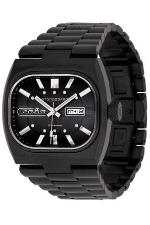 Часы наручные Слава "TV" механические с автоподзаводом серийные 3044705/100-8205