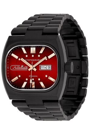 Часы наручные Слава "TV" механические с автоподзаводом серийные 3044707/100-8205