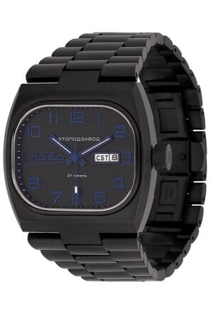 Часы наручные Слава "TV" механические с автоподзаводом серийные 3044711/100-8205