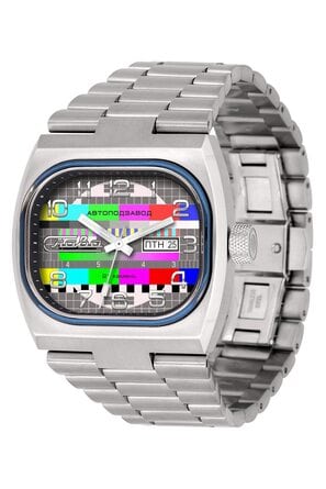 Часы наручные Слава "TV" механические с автоподзаводом серийные 3047097/100-8205