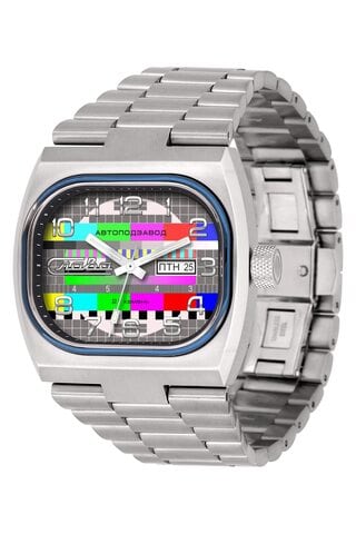 Часы наручные Слава "TV" механические с автоподзаводом серийные 3047097/100-8205