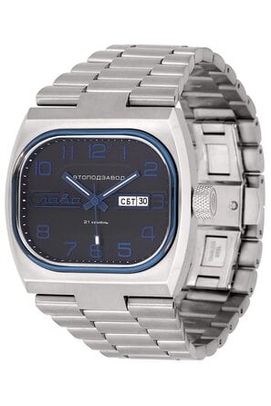 Часы наручные Слава "TV" механические с автоподзаводом серийные 3047711/100-8205