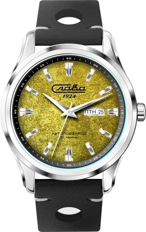 Часы наручные Слава Традиция механические с автоподзаводом серийные 3080153/300-8205