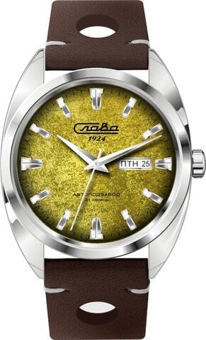 Часы наручные Слава Традиция механические с автоподзаводом серийные 3090147/300-8205