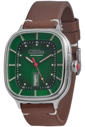 Часы наручные Слава "АЙС" механические с автоподзаводом серийные 3262719/300-8205