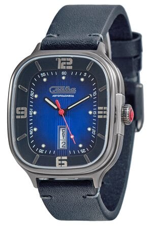 Часы наручные Слава "АЙС" механические с автоподзаводом серийные 3264720/300-8205