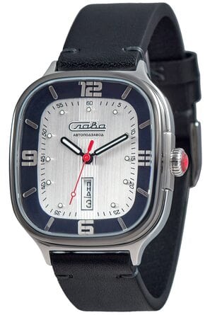 Часы наручные Слава "АЙС" механические с автоподзаводом серийные 3265721/300-8205