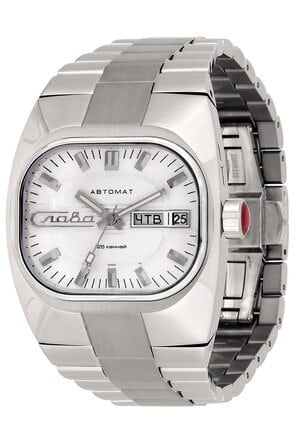 Часы наручные Слава "ТАНК" механические с автоподзаводом 4320690/100-2427