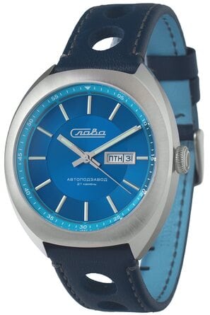 Часы наручные Слава "МИР" механические с автоподзаводом серийные 3010700/300-8205