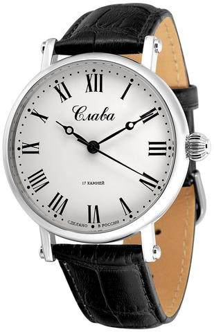 Часы наручные Слава "Премьер" механические 8190898/300-2409.В