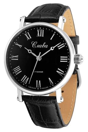 Часы наручные Слава "Премьер" механические 8190899/300-2409.В