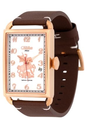 Часы наручные Слава "МОСКВА" механические 8703785/300-2414